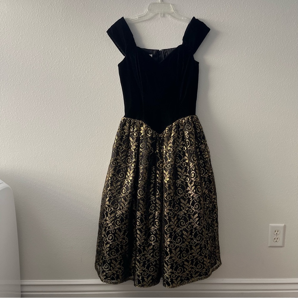 Vintage Gunne Sax x Jessica McClintock formal dress